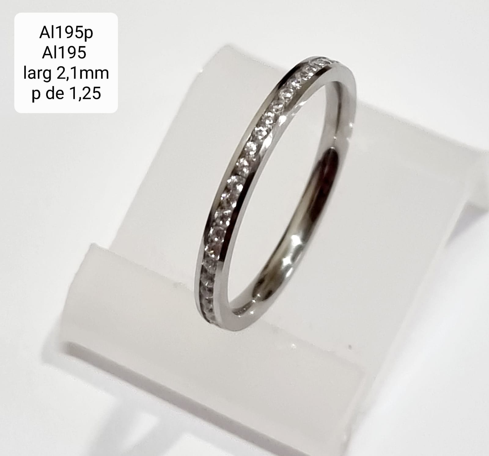 AL-195 e AL-195P- larg 2,1 mm p de 1,25