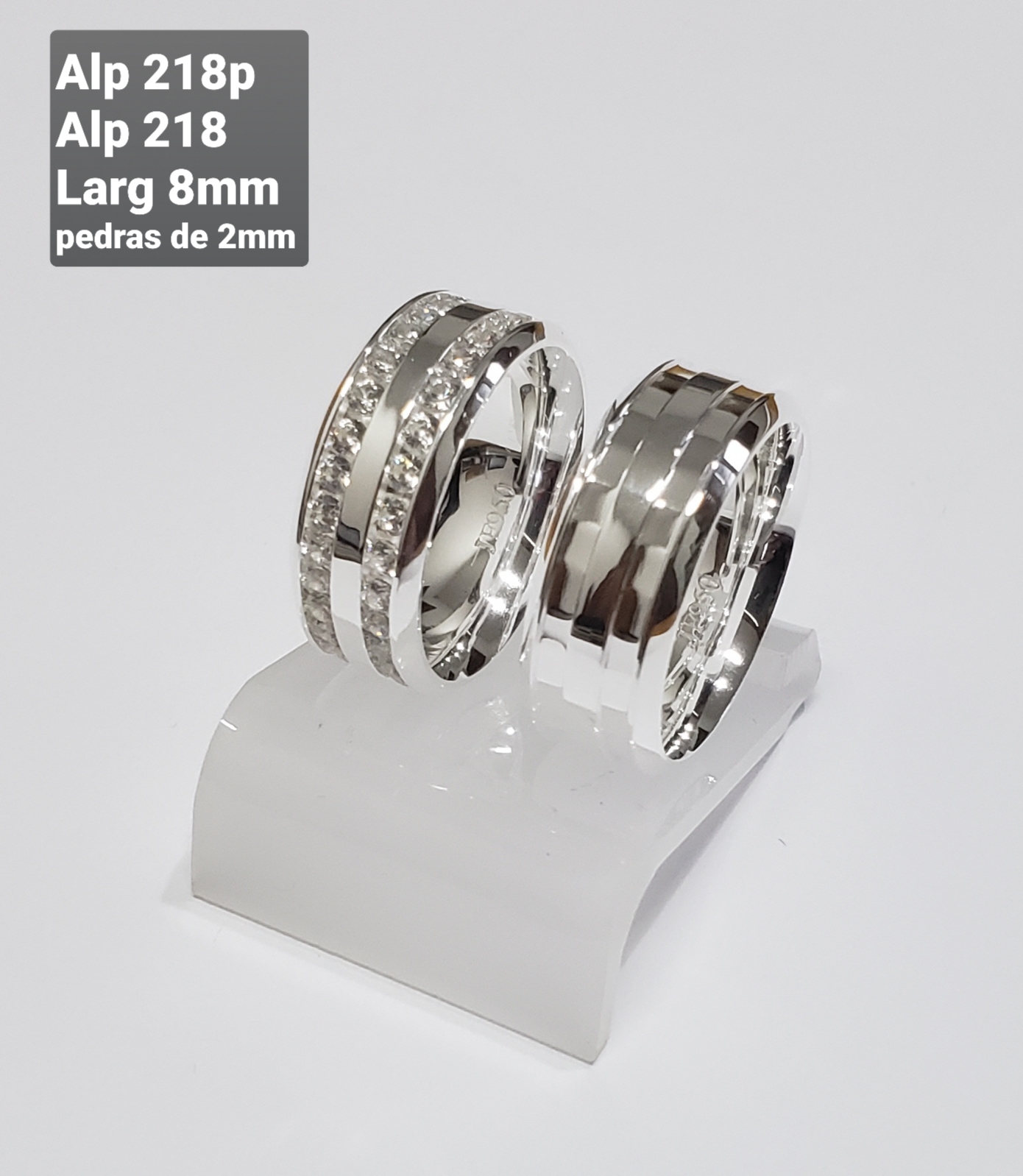 ALP 218 E ALP 218P Larg 8 mm pedras 2 mm