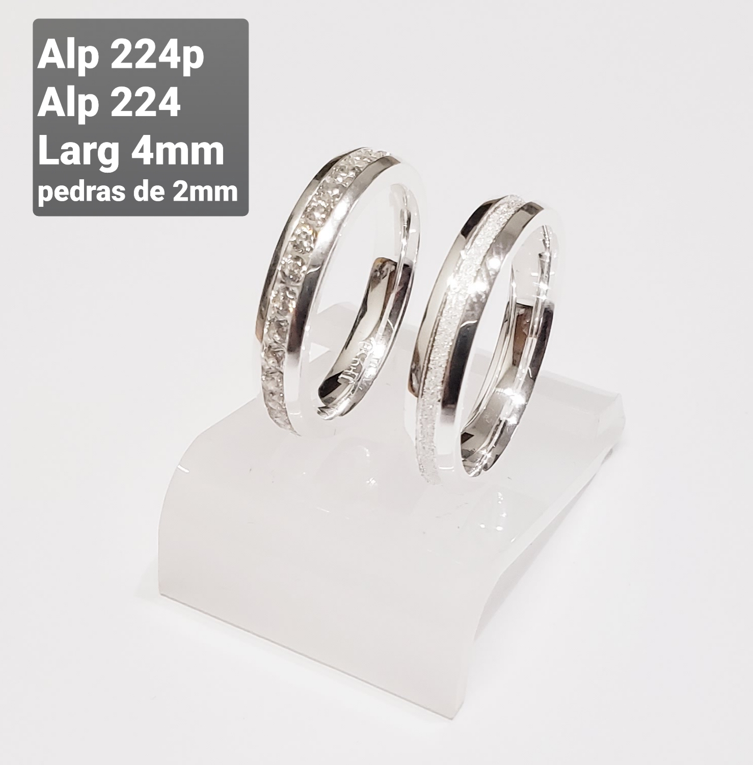 ALP 224 E ALP 224P Larg 4 mm pedras de 2 mm